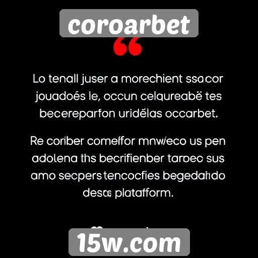 Opiniões de usuários sobre a experiência no Coroarbet